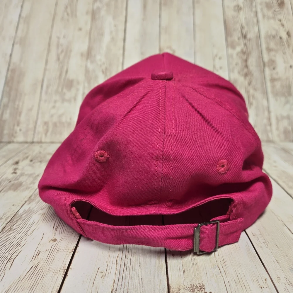 Pink Rhinestone BOSS Hat Bling Studded Baseball Cap Adjustable EUC - Picture 4 of 7
